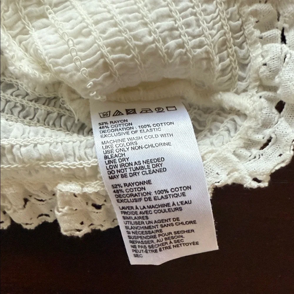 Urban Outfitters Ivory Textured Top - Picture 8 of 9